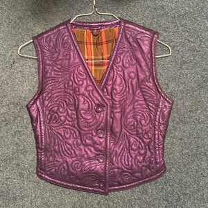 Vintage Valentino leather vest